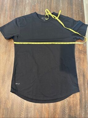 Men's Black Performance Crewneck T-Shirt BYLT